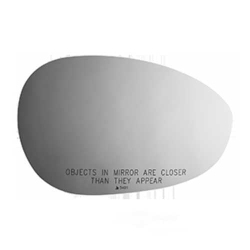 Burco Side View Mirror Replacement Glass - Clear Glass - 5491