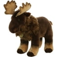 thumbnail image 3 of Aurora - Large Brown Miyoni - 14" Moose - Realistic Stuffed Animal, 3 of 3