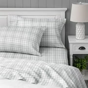 Better Homes & Gardens Signature Soft Cotton & Rayon Made from Bamboo Pillowcase Set, Standard/Queen, Hickory Plaid