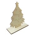thumbnail image 2 of Adornos De De Navidad Árbol De Renos Decoración De De Navidad 2 BLESIY  Decoraciones de madera de árbol de Navidad en 3D, 2 of 8