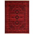 thumbnail image 1 of Unique Loom Tekke Over-Dyed Torkaman Area Rug 9' x 12' Rectangle Red/Black, 1 of 1