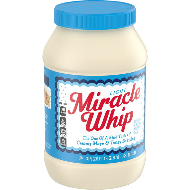 Miracle Whip Light Mayo-like Dressing, 19 fl oz Bottle - DroneUp Delivery