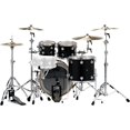 thumbnail image 2 of DW SSC Collectors Series 4-Piece Finish Ply Shell Pack With 22" Bass Drum Black Ice Chrome Hardware, 2 of 3