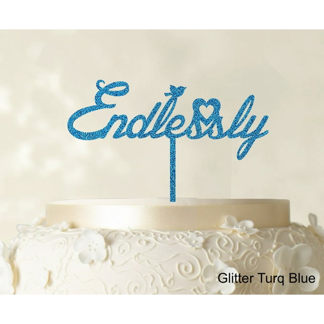 Custom Initial Cake Topper Personalized Name Cake Topper Color Option Available 5-7 Inches Wide