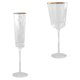 thumbnail image 5 of FELTECHELECTR 2 copas de whisky para fiestas, decorativas, delicadas, creativas, doradas, 5 of 6