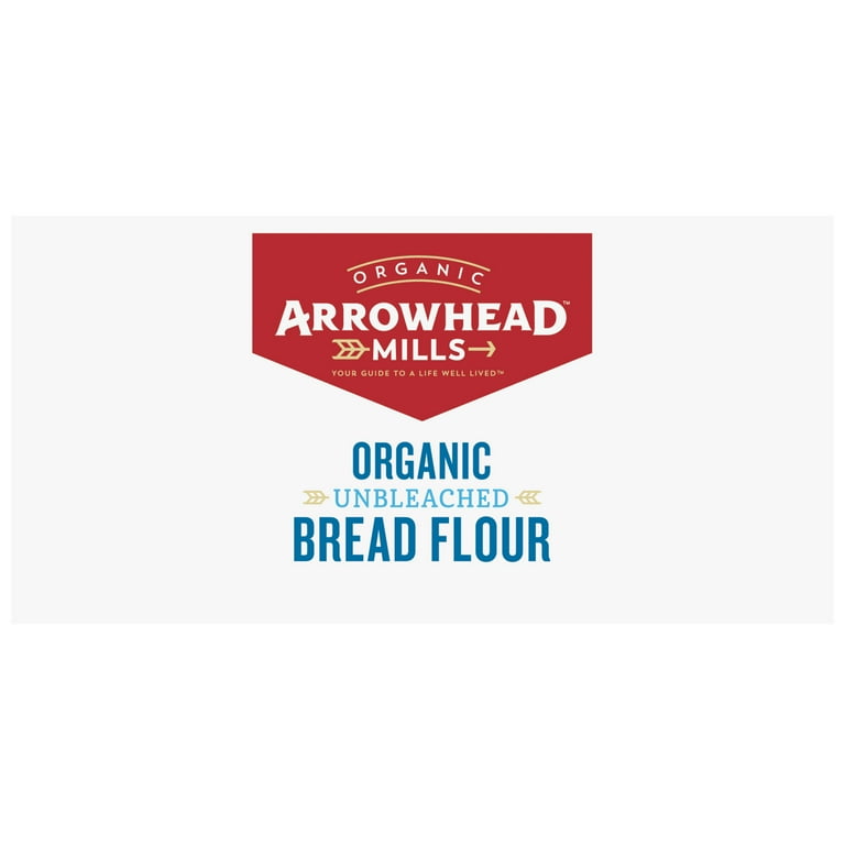 Arrowhead Mills Organic Unbleached Bread Flour, 5 lb Bag