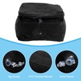 thumbnail image 4 of Unique Bargains Travel Foot Rest Pillow, Inflatable Foot Rest Mat Adjustable 3 Layers Height, Black, 4 of 6