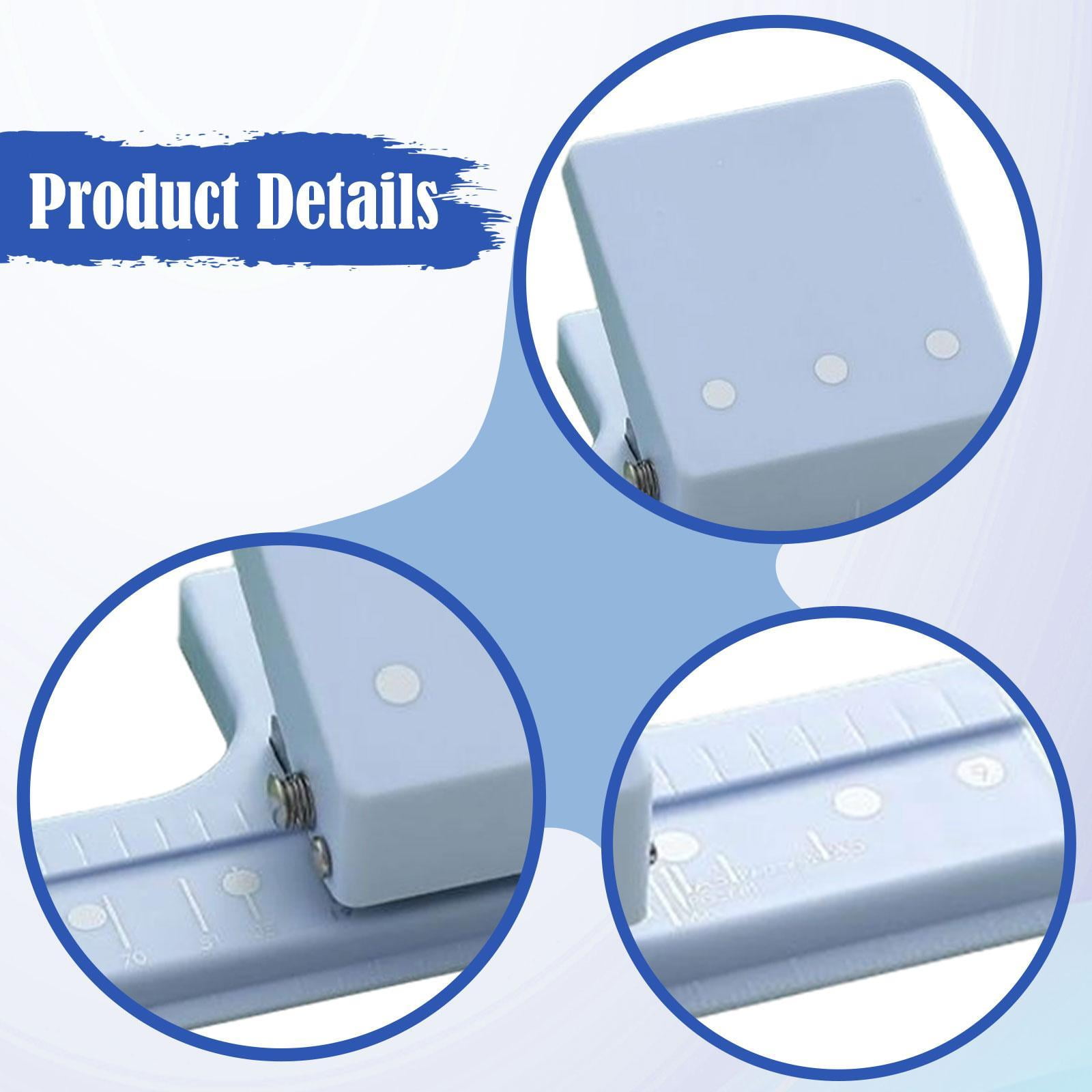 1 Piece Paper Hole Puncher 3 Hole Heavy Duty Mini Size Metal for DIY Albums Scrapbooking and Classroom