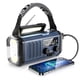 thumbnail image 5 of Banco Emergencia Solar Hugtrwg Alarma SOS LED AM FM Radio Meteorológica Azul, 5 of 9