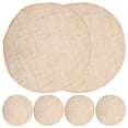 thumbnail image 5 of FUEENIRVA Burlap Placemats 6Pcs Jute for Home Decoration Dining Table 12.6in, 5 of 8