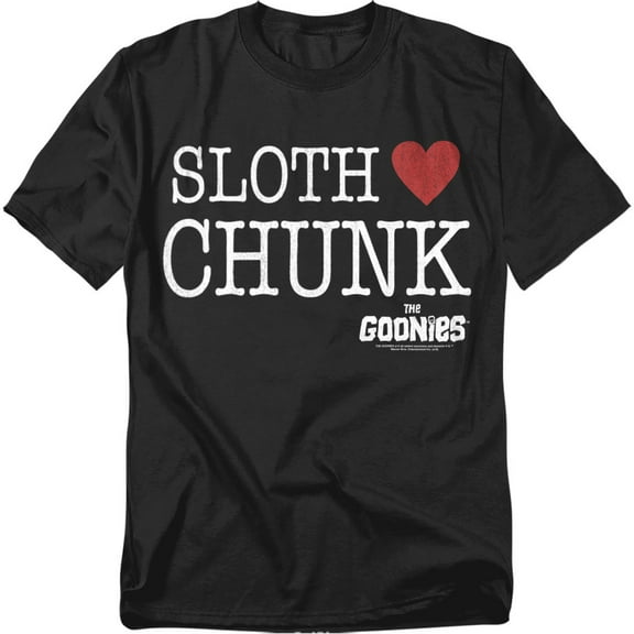 Goonies T-Shirt Sloth Heart Chunk Unisex Graphic Tee for Men & Women