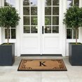 thumbnail image 3 of A1 Home Collections Natural Coir & Rubber Door Mat, Long-Lasting Entrance Doormats for Front Door, Thick & Non-Slip Durable Outdoor Entry Mat 30" x 48", 3 of 7