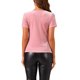 thumbnail image 3 of Camiseta casual de terciopelo para mujer Inspire Chic, de cuello en V, de manga corta, talla XS, color rosa, 3 of 6