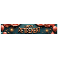 thumbnail image 3 of Glittering Design Retirement Party Banner Gold Color Celebration Banner Decorative Fabric for Retirement Party Indoor Decoration Photo Prop, 3 of 4
