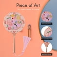 thumbnail image 2 of Dsgvw Hand Mirror, Handheld Mirror with Hummingbird Embossed Patterns, Metal Classic Makeup Mirror, Personal Cosmetic Mirror, Compact and Portable, Unique Gifts for Women(Rose Gold), 2 of 5