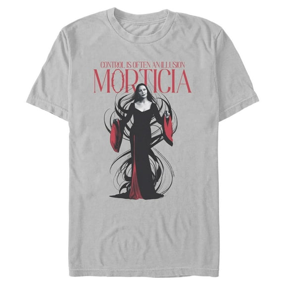 Mens Wednesday Morticia Illusion T Shirt