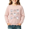 thumbnail image 4 of WhouRiu Girls Halloween Graphic Sweatshirt Long Sleeve Crew Neck Pullover Kids Autumn Winter Comfortable Cute Sweatshirts,2-3 Years, 4 of 4
