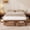 Light Walnut, variant on Queen Size Platform Bed with Drawers for Storage, Solid Wood Bed Frame without Headboard, Heavy Duty Support and Wood Slats, No Box Spring Needed, Walnut