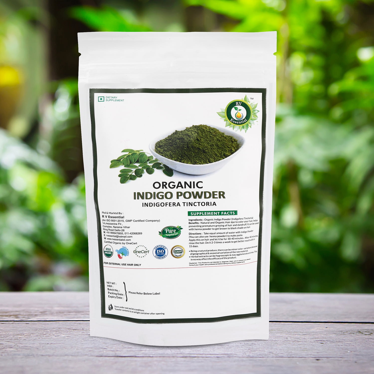 AncientVeda Indigo Powder (100% Natural), Organic