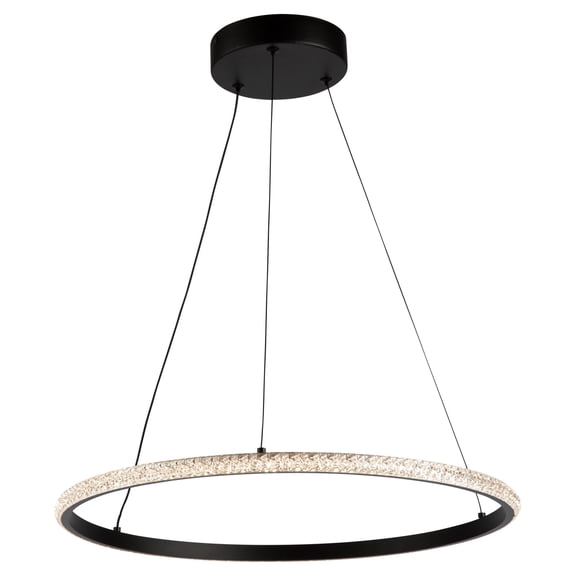 AC6711BK Artcraft Lighting Nova - 29W LED Pendant In Glam Style-0.79 Inches Tall and 19.7 Inches Wide
