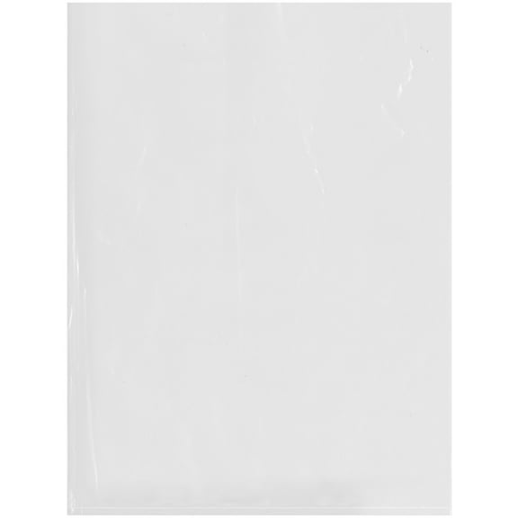 Plymor 12" x 16" (Pack of 100), 1.5 Mil Flat Open Clear Plastic Poly Bags