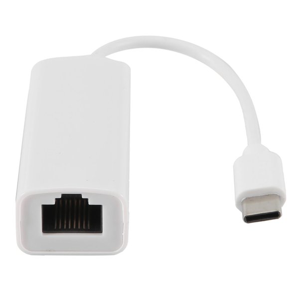 Tarjeta de Red USB Tipo C una Rj45 100M Convertidor Sin Controlador Adaptador Cable Ethernet A