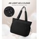 thumbnail image 5 of Bolso de mano Marvolia, grande y ligero, 16 litros, para mujer, color negro, 5 of 7