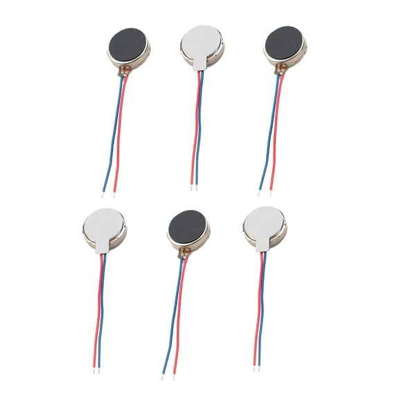 6pcs Small Vibrating Motor for Electronic Devices 10mmx3mm, Adhesive Vibrations Motor ,DC3V 80mA Current Power