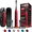 Red, variant on Wagner Stern IntelliBrush Series Whitening Electric Toothbrush with Pressure Sensor. Offers 4 Brushing Modes, 3 intensities, 8 Soft Brush Heads, and a Luxury Travel case.