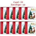 thumbnail image 3 of BKER Festive Holiday Greeting Card With Envelope For Celebrations And Seasonal Wishes Perfect For Family And Colleagues, 3 of 3