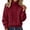 Wine, variant on Comdrip Oversized Sweaters for Women Cable Knit Turtleneck Casual Soft Cozy Long Sleeve Pullover Fall Winter Daily Office Sweaters Beige L