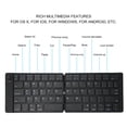 thumbnail image 4 of Teclado Plegable Inalámbrico, Teclado Plegable De Cuero PU Práctico Para Tableta, 4 of 7
