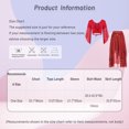 thumbnail image 7 of Doomiva Women's Belly Dance Dress Set Belly Tulle Flare Sleeve Crop Top with Chiffon Dance Skirt Hot Pink One Size, 7 of 7
