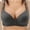 Dark Gray, variant on Jwputqe Bras for Women Everyday Full Coverage Bra Wirefree Underwear Gray XL