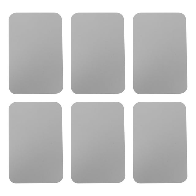 SHISUYAN Patch de Réparation en PVC pour Radeau Gonflable Kayak en Matériau Durable Imperméable Gris Clair 6 Pcs