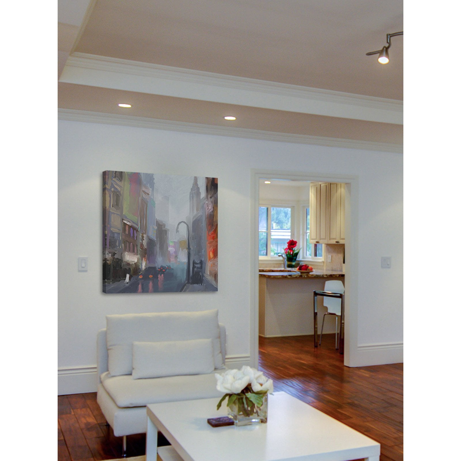 Marmont Hill NY Street Lamp Painting Wall Art Print