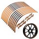 thumbnail image 1 of Calcomanía de rueda naranja universal para Yamaha, Honda y Kawasaki, ruedas de 17" y 18", 1 of 4