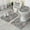 Pioneer Flower Floral-2, variant on Pioneer Flower Floral Print Pattern Bathroom Rugs Sets 3 Piece,Toilet Cover Set,Absorbent Non Slip Bathroom Mats Sets with U-Shaped Contour Rug Toilet Rug Set