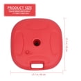 thumbnail image 4 of FENGGUIQU Base de Support de Parasol 1 Pcs Support Rond en Plastique Rouge pour Stabilité de Parasol Extérieur, 4 of 6