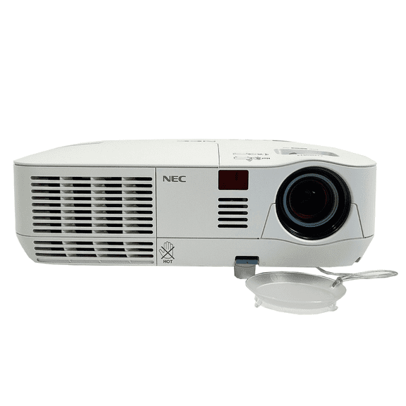 Pre-Owned NEC V311W DLP Projector Portable 3100 ANSI 3D Ready HD HDMI w/Remote