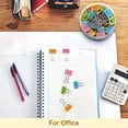 thumbnail image 4 of SM Colorful Paper Binder Clips - 40 Pack (25mm, Small) for Office & Home Use, 4 of 4