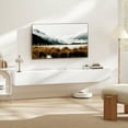 thumbnail image 2 of HOMCOM 71" Floating TV Stand for TVs up to 72 Inch, White, 2 of 10