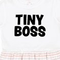 thumbnail image 4 of Inktastic Tiny Boss Girls Toddler Dress, 4 of 5