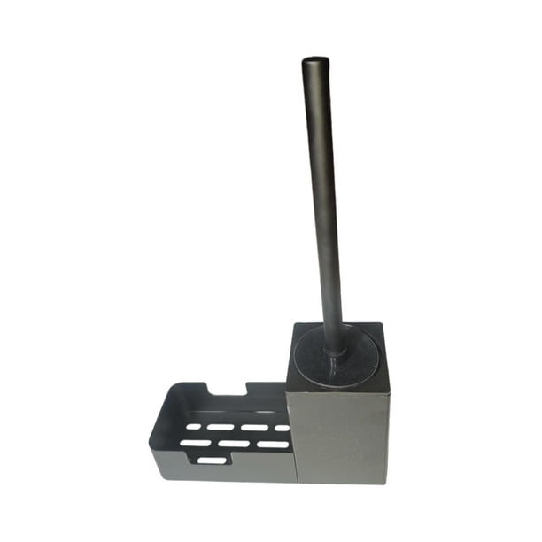 Juego de portaescobillas para inodoro, limpiador de inodoro de 360 degree, fácil de limpiar, limpiador de esquina para inodoro, limpieza profunda para baño negro un