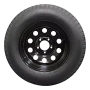(Single Assembly) Antego Tire and Wheel 205/75D14 Highway Terrain Trailer Tire & Wheel  14.0-Inch Pre-Mounted Rim, 6-Ply-Ply Build, Perfect for Utility & Cargo Use | A140554010096206ST20575D14