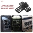 thumbnail image 3 of FUTUREORYY 4Ud Protectores De Salida De Aire Para Asiento Trasero En Auto Negro Compatible Fácil, 3 of 8