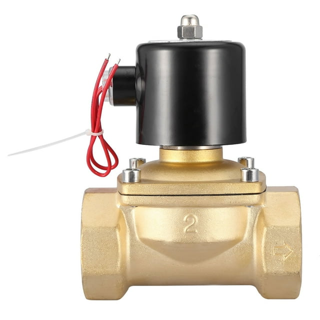 DN50 2 Two Way Brass Electric Solenoid Valve Normally Closed 220VAC