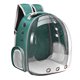 thumbnail image 1 of portátil de viaje para mascotas, transpirable para perros, gatos, cápsula para cachorros, impermeable transparente transpirabl - Verde Sunnimix Transportín de viaje para mascotas, 1 of 7
