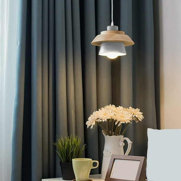 Lámpara colgante Bedhead, luz de pasillo, iluminación de dormitorio, pendiente de cocina, dise?o de 2 niveles, marco metálico, para sala de estar, luz de hangar, iluminación decorativa, luz