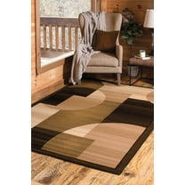 United Weavers Plaza Gisela Area Rug, Geometric Pattern, Brown, 5'3" x 7'2"